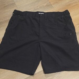 Wrangler Black Flat Front Men Shorts